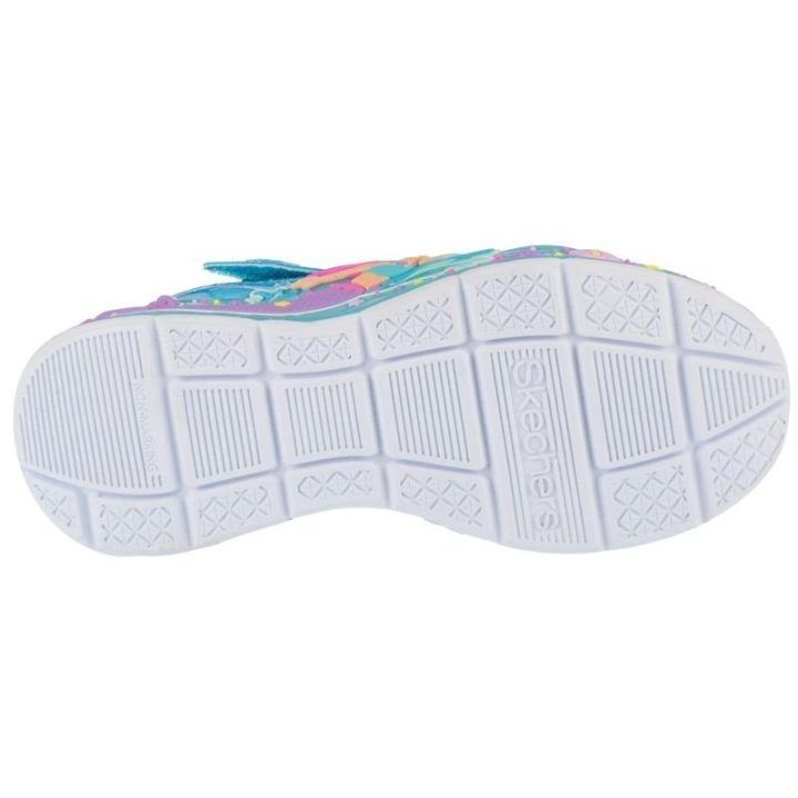 Sportbačiai mergaitėms su lipuku Skechers Mermaid Dreams, mėlyni