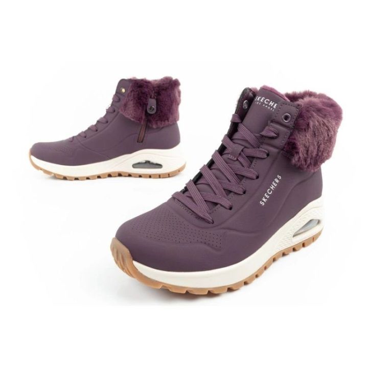 Moteriški laisvalaikio batai Skechers Uno Rugged Fall Air, violetiniai