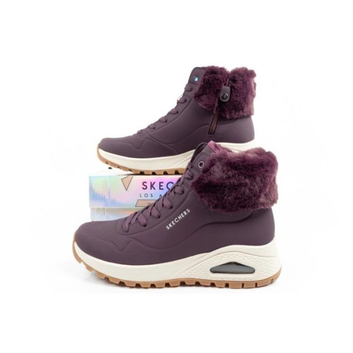 Moteriški laisvalaikio batai Skechers Uno Rugged Fall Air, violetiniai