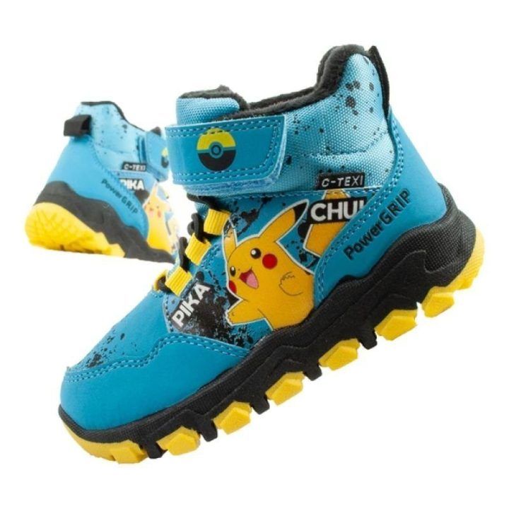 Vaikiški žieminiai batai su Pokémon motyvu Leomil, mėlyni