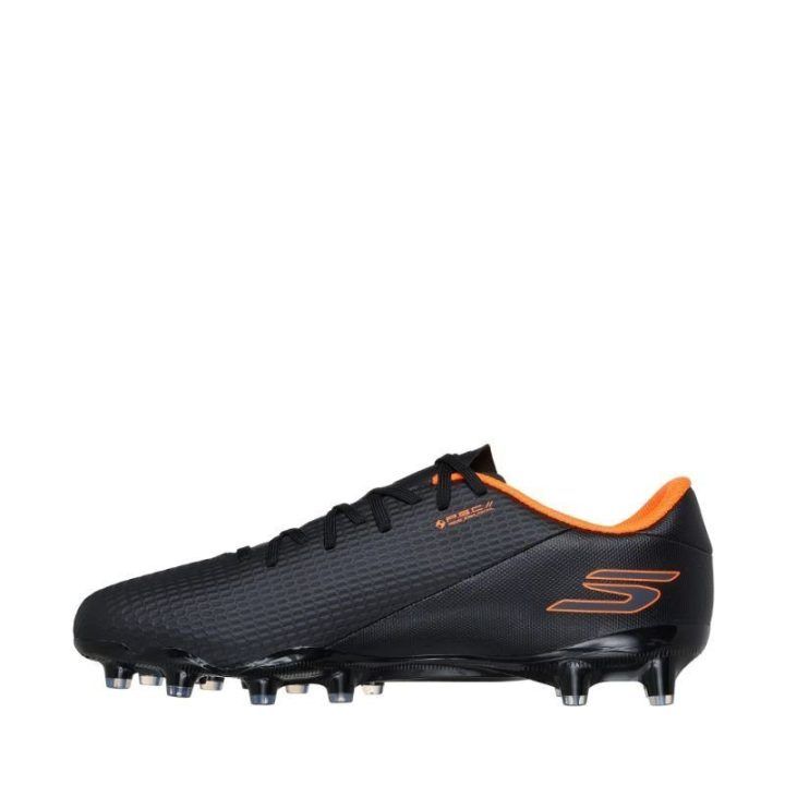 Vyriški futbolo bateliai Skechers Academy AG, juodi ir oranžiniai