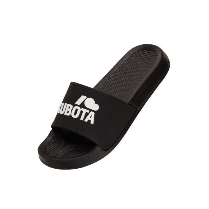 Moteriškos šlepetės baseinui su 2 cm padu Kubota Basic, juodos