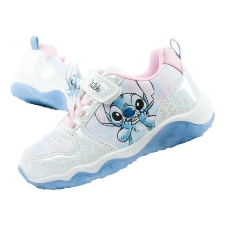 Vaikiški sportbačiai su LED švieselėmis Leomil Stitch, mėlyni