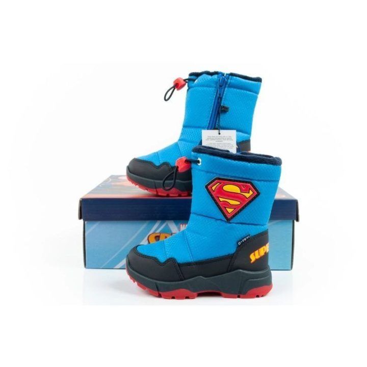 Žieminiai sniego batai berniukams su Superman motyvu Leomil