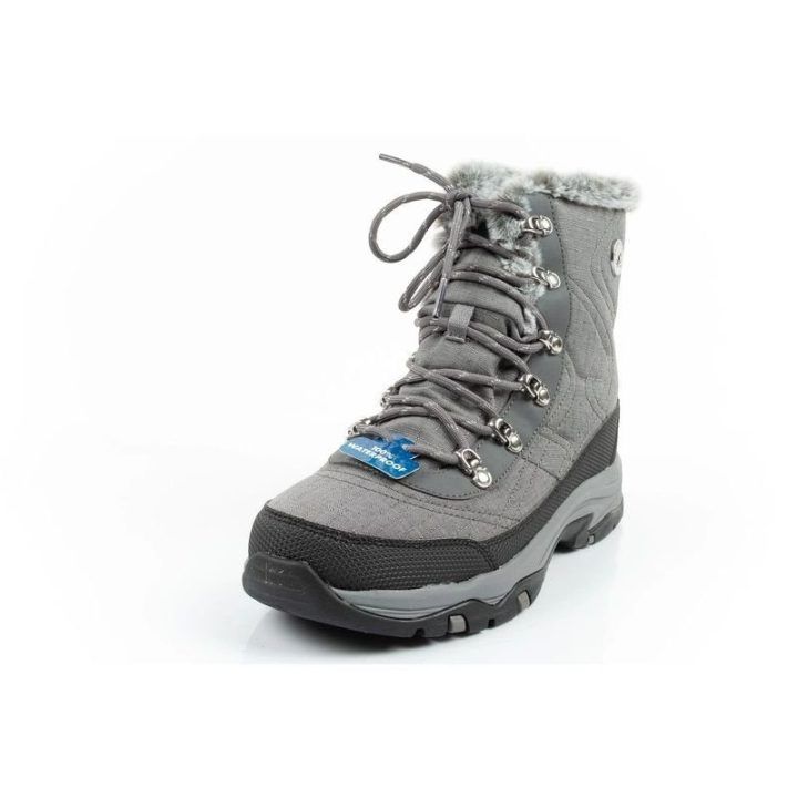 Moteriški pašiltinti sniego batai Skechers Trego-Cold