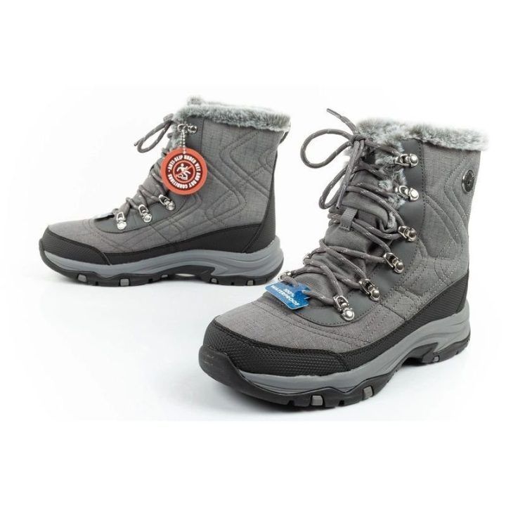 Moteriški pašiltinti sniego batai Skechers Trego-Cold