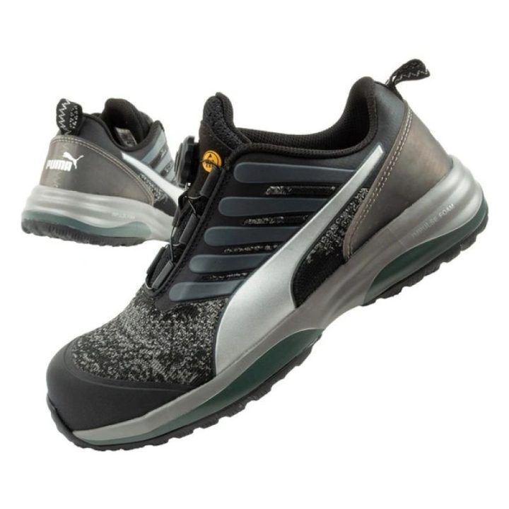 Darbo batai S1P Puma Charge Black Disc Low, juodi