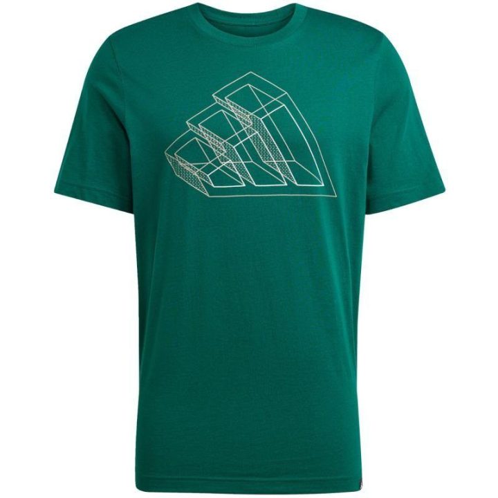 Vyriški medvilniniai marškinėliai adidas Tech Outline Graphic, žali