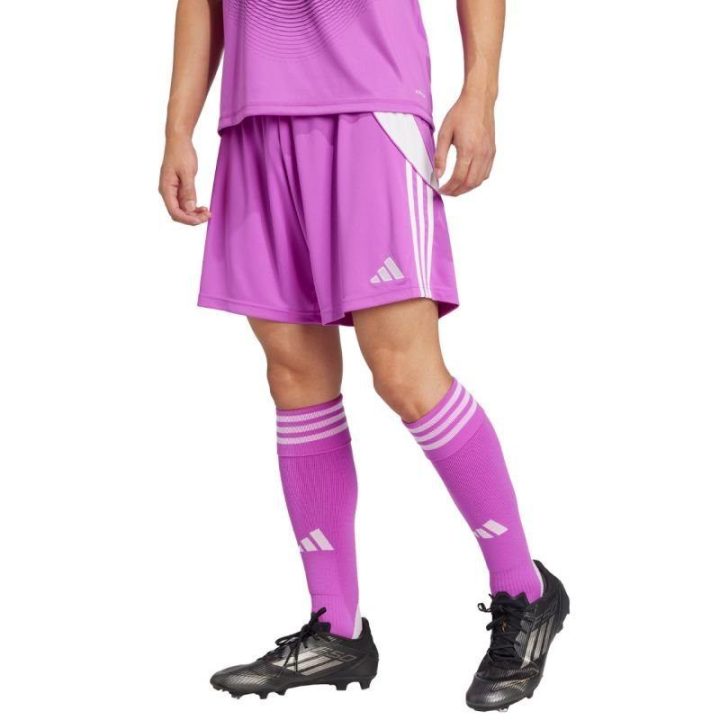 Vyriški futbolo šortai adidas Tiro 24, violetiniai