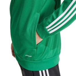 Vyriškas džemperis su užtrauktuku adidas Squadra 25, žalias ir baltas