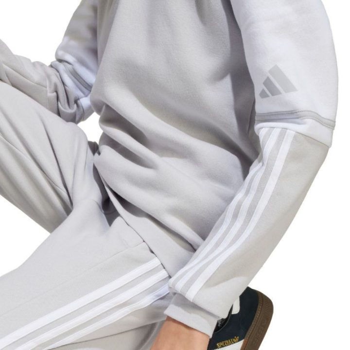 Vaikiškas medvilninis džemperis adidas Squadra 25, pilkas