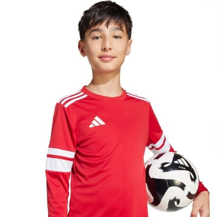 Vaikiški futbolo marškinėliai adidas Squadra 25, raudoni ir balti