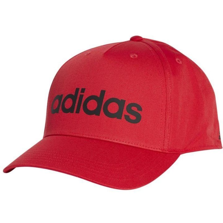Uniseks kepurė su reguliuojamu užsegimu adidas Daily, raudona