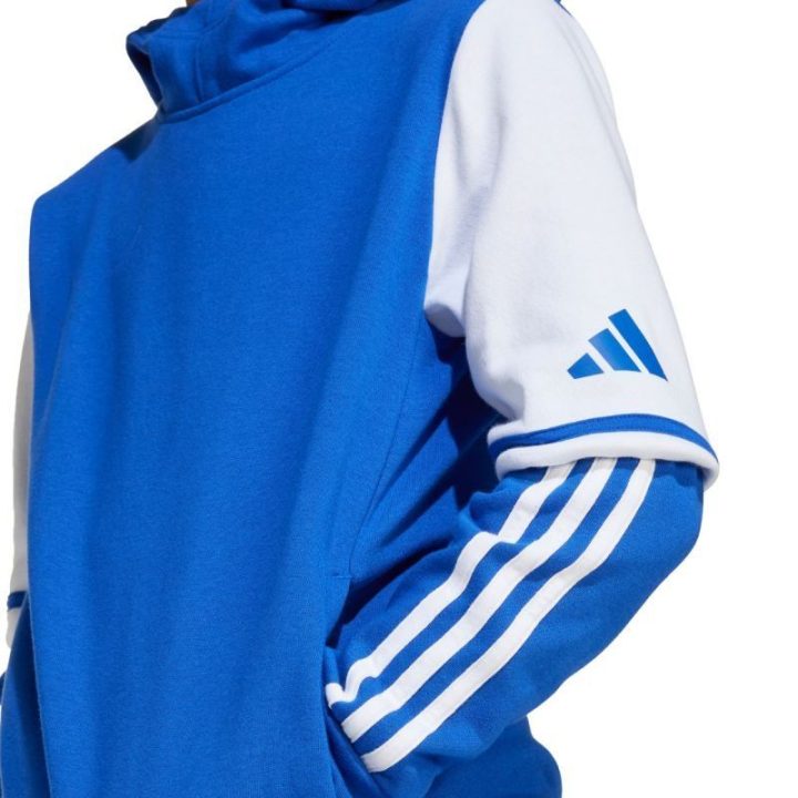 Vaikiškas džemperis su gobtuvu adidas Squadra 25, mėlynas
