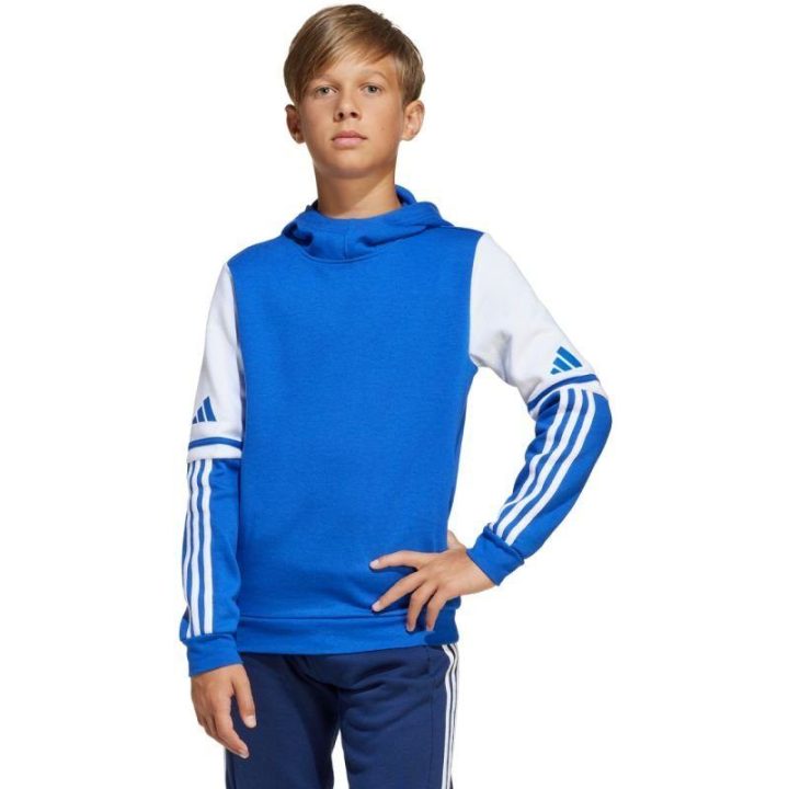 Vaikiškas džemperis su gobtuvu adidas Squadra 25, mėlynas
