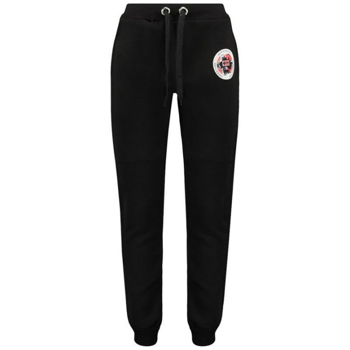 Vyriškos sportinės kelnės su raišteliu Geographical Norway, juodos