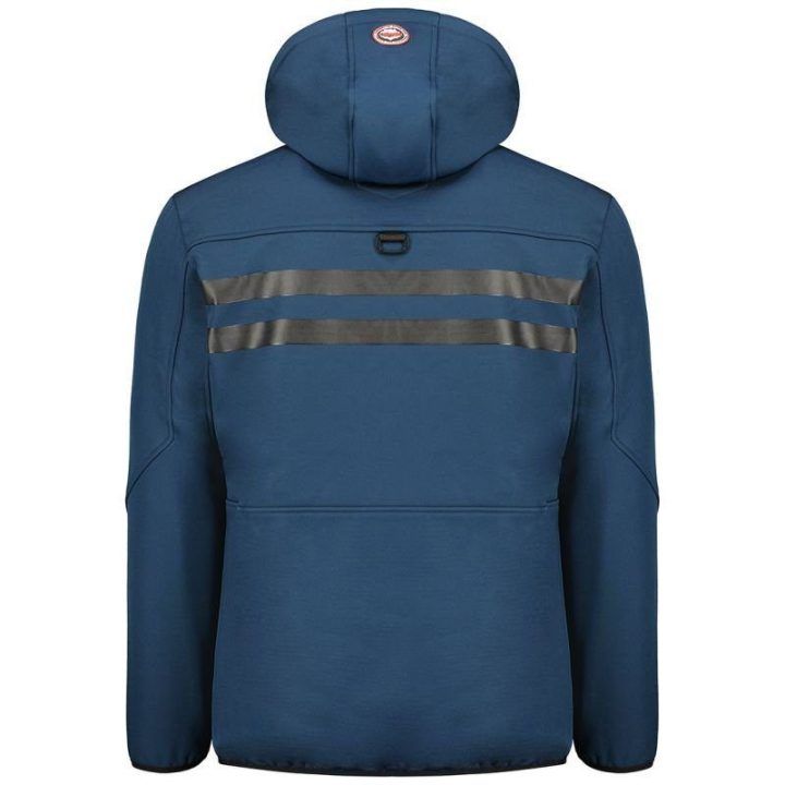 Vyriška softshell striukė Geographical Norway, tamsiai mėlyna ir raudona