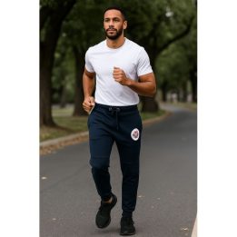 Vyriškos sportinės kelnės su raišteliu Geographical Norway, tamsiai mėlynos