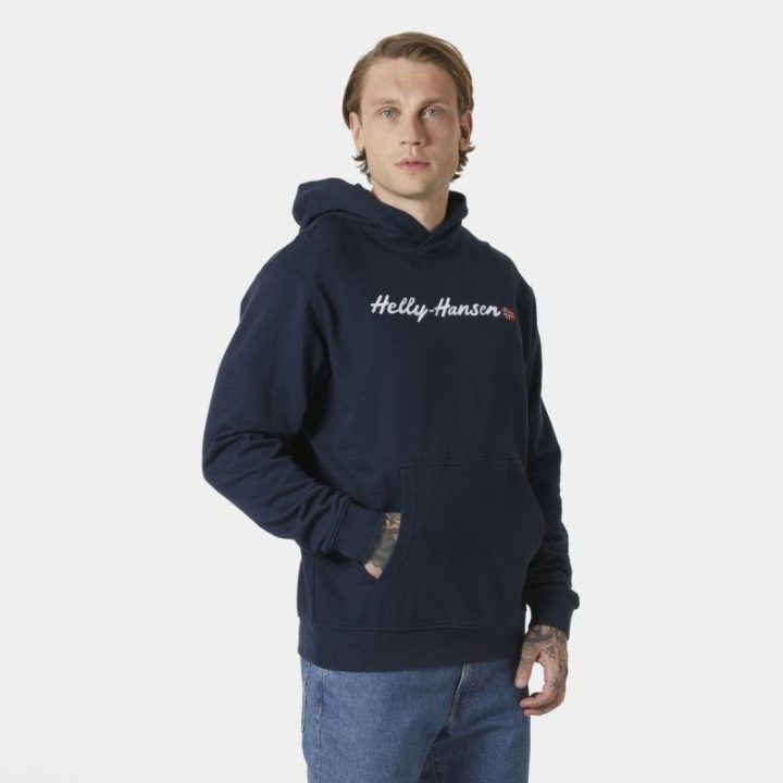 Vyriškas medvilninis džemperis su gobtuvu Helly Hansen Core Graphic
