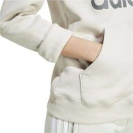 Moteriškas medvilninis džemperis su gobtuvu adidas Essentials Big Logo