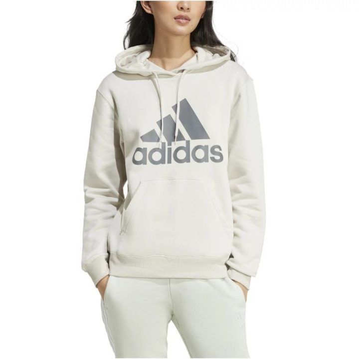 Moteriškas medvilninis džemperis su gobtuvu adidas Essentials Big Logo
