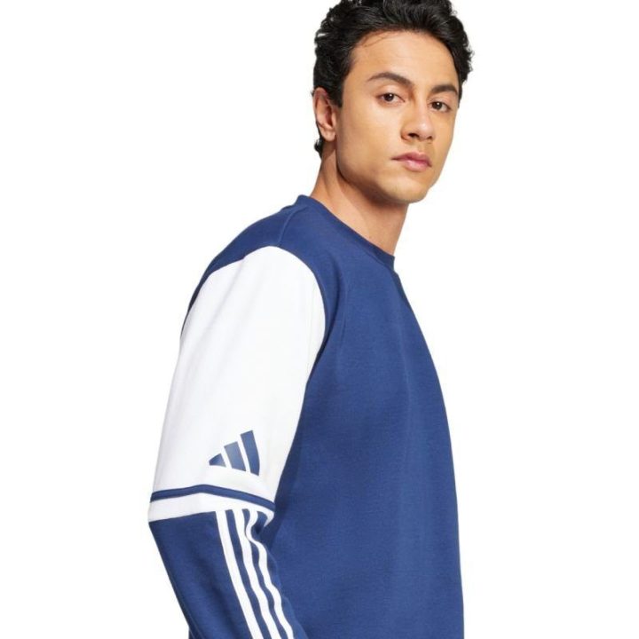 Vyriškas medvilninis džemperis adidas Squadra 25, tamsiai mėlynas