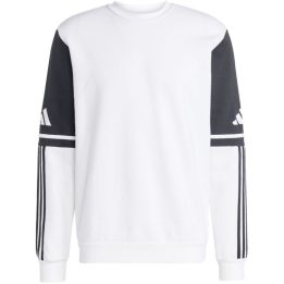 Vyriškas medvilninis džemperis adidas Squadra 25, baltas ir juodas