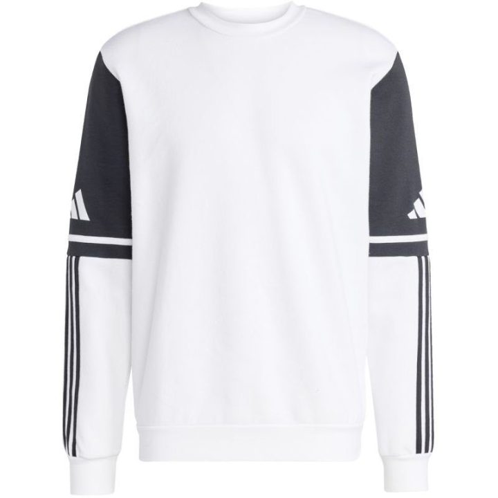 Vyriškas medvilninis džemperis adidas Squadra 25, baltas ir juodas