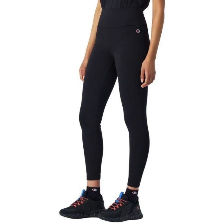 Moteriškos 7/8 ilgio tamprės Champion Crop Leggings, juodos
