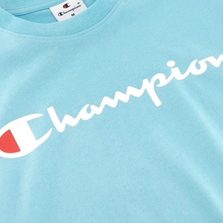 Vyriški medvilniniai marškinėliai Champion, žydri