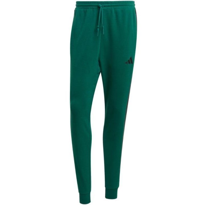 Vyriškos sportinės kelnės adidas Essential 3-Stripes, žalios