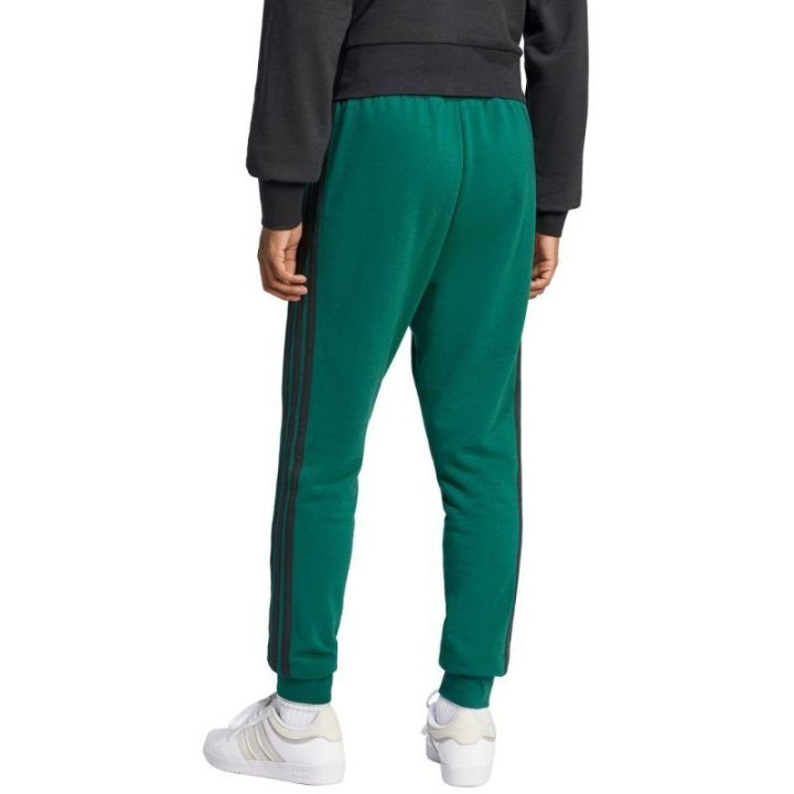 Vyriškos sportinės kelnės adidas Essential 3-Stripes, žalios