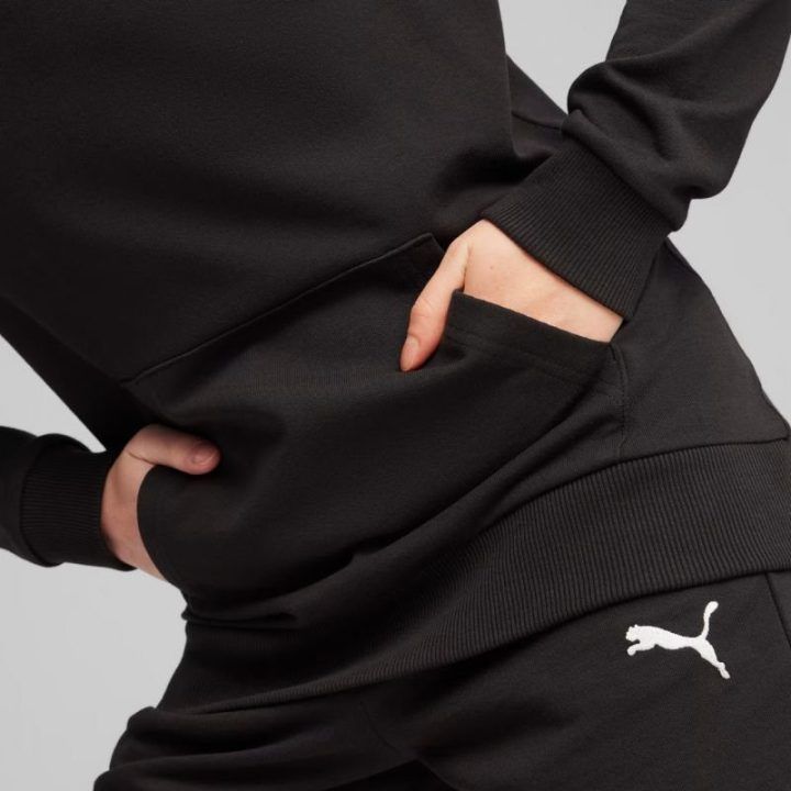 Moteriškas džemperis su gobtuvu Puma Team Goal Casuals, juodas