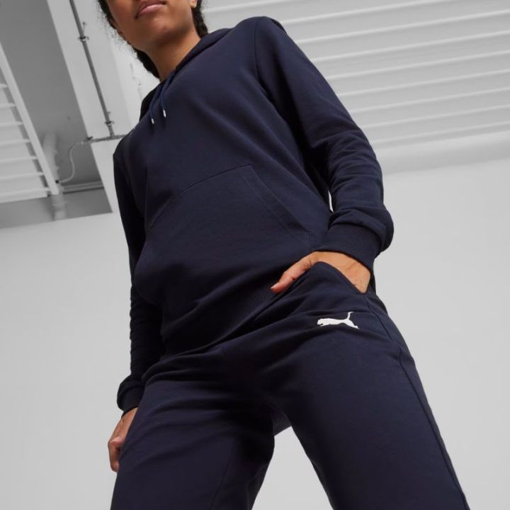 Moteriškos sportinės kelnės Puma Team Goal Casuals, tamsiai mėlynos