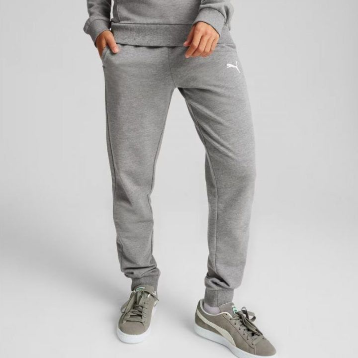 Moteriškos sportinės kelnės Puma Team Goal Casuals, pilkos