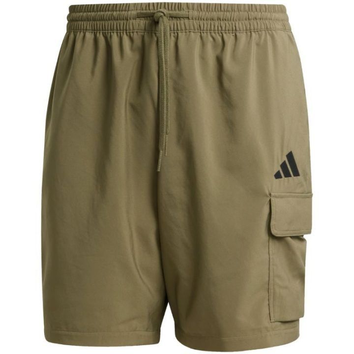 Vyriški kargo šortai adidas Essentials, alyvuogių