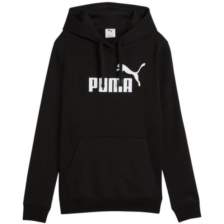 Moteriškas džemperis su gobtuvu Puma ESS No.1 Logo, juodas