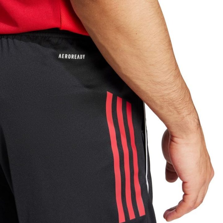 Vyriški treniruočių šortai adidas Tiro 25, juodi ir raudoni