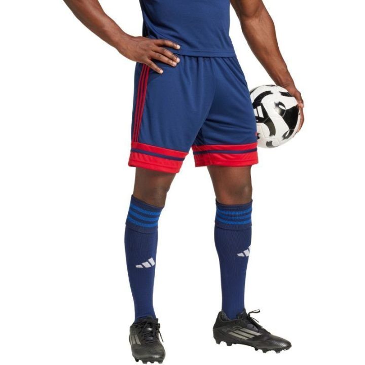 Vyriški šortai adidas Squadra 25, mėlyni ir raudoni