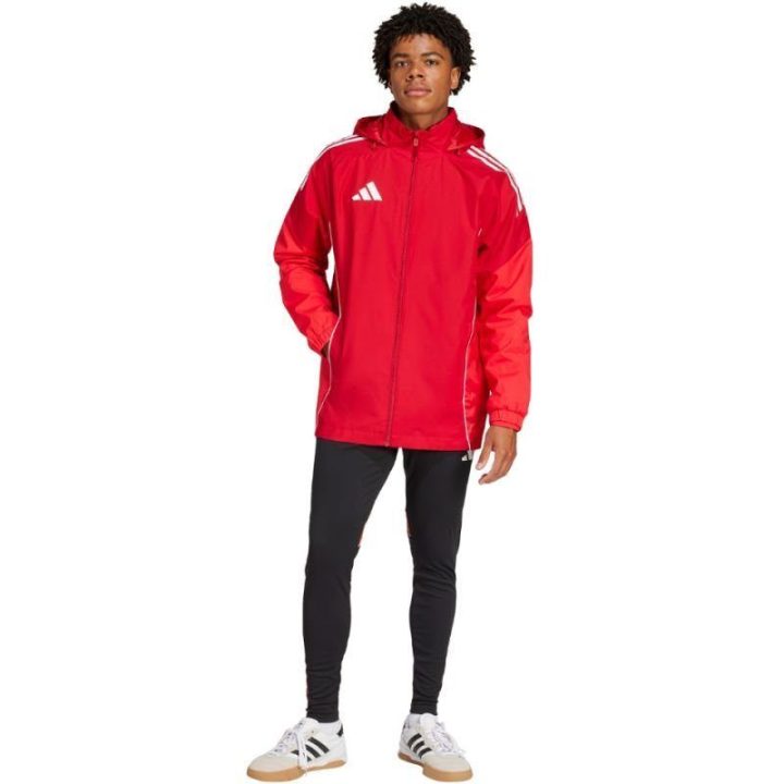 Vyriška striukė adidas Tiro 25 Competition All-Weather, raudona