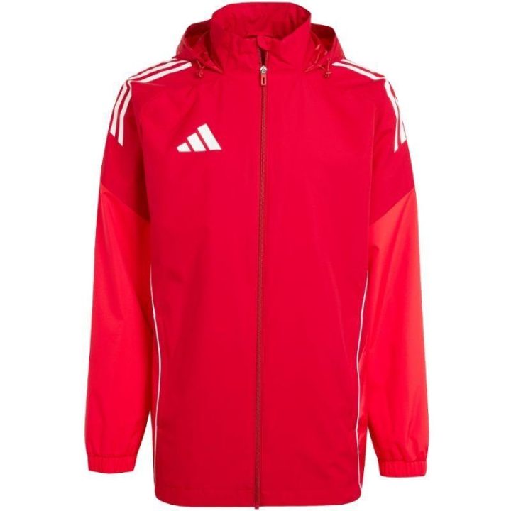 Vyriška striukė adidas Tiro 25 Competition All-Weather, raudona