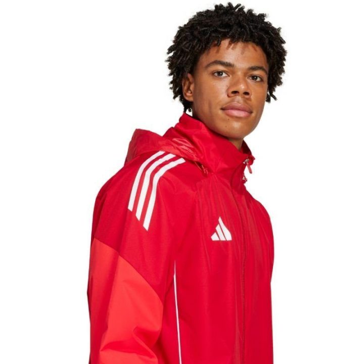 Vyriška striukė adidas Tiro 25 Competition All-Weather, raudona