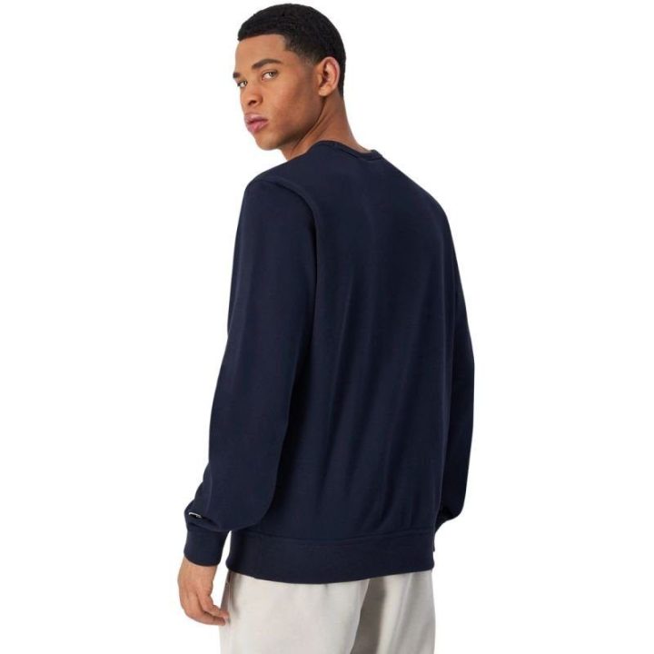 Vyriškas medvilninis džemperis Champion Crewneck, tamsiai mėlynas