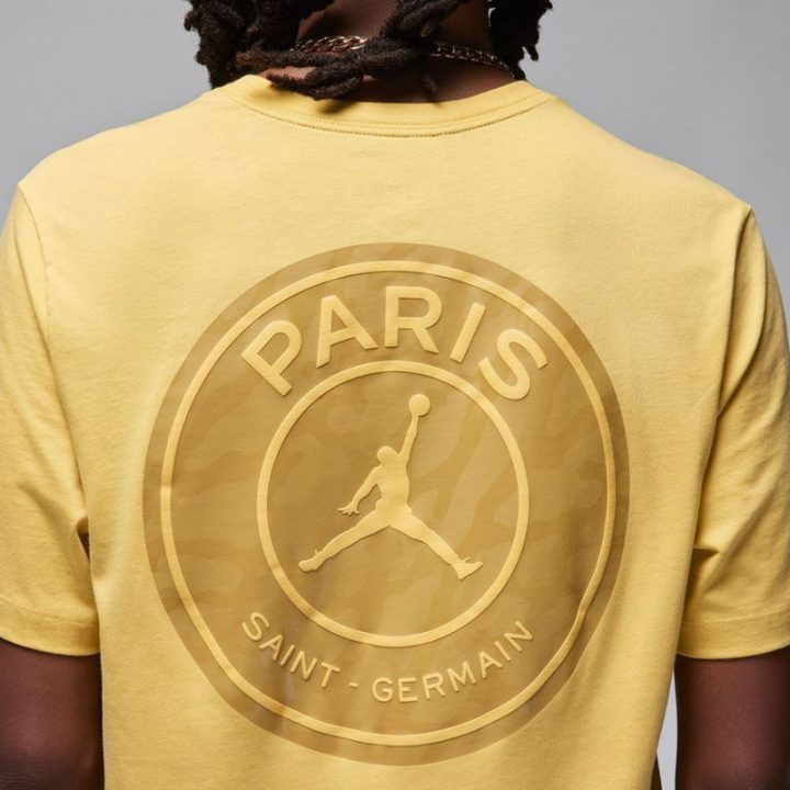 Vyriški marškinėliai Nike PSG, geltoni