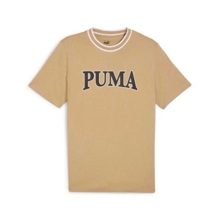 Vyriški medvilniniai marškinėliai Puma Squad, smėlio