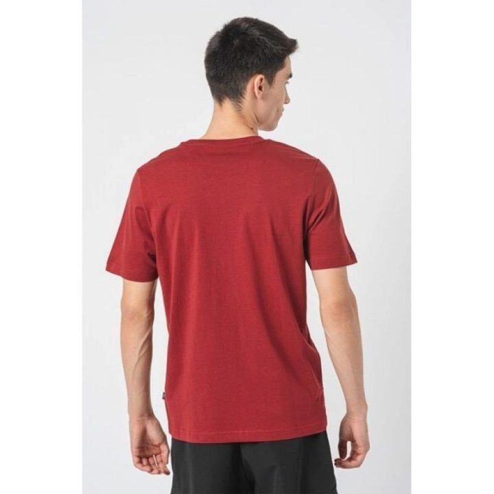 Vyriški medvilniniai marškinėliai Puma Ess+ 2, bordo