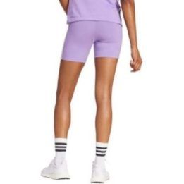 Moteriški šortai aukštu liemeniu adidas Essentials, violetiniai