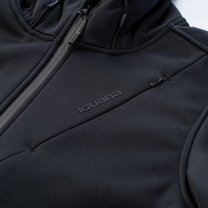 Vyriška softshell striukė su reguliuojamu gobtuvu Iguana Rocher