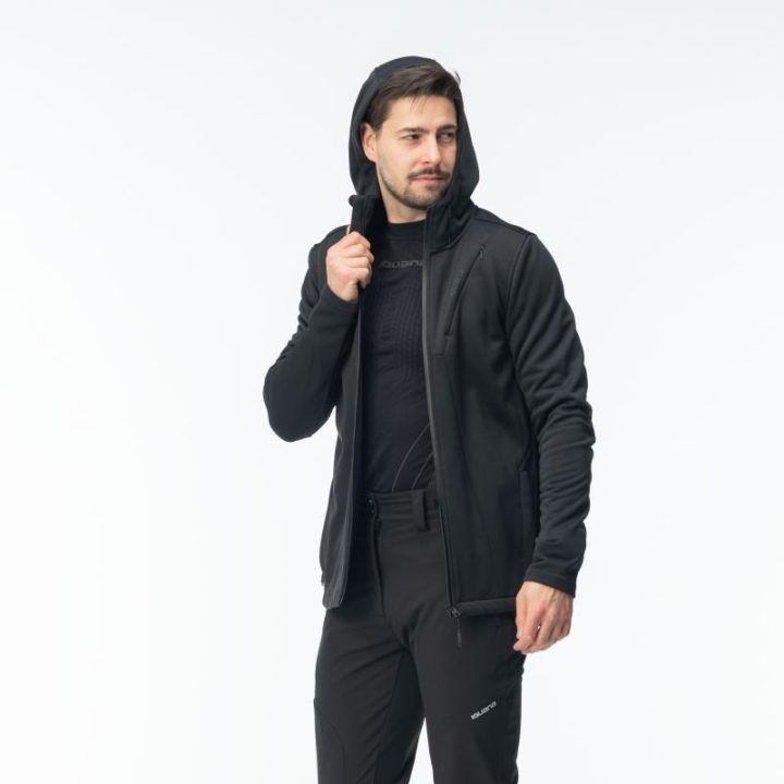 Vyriška softshell striukė su reguliuojamu gobtuvu Iguana Rocher