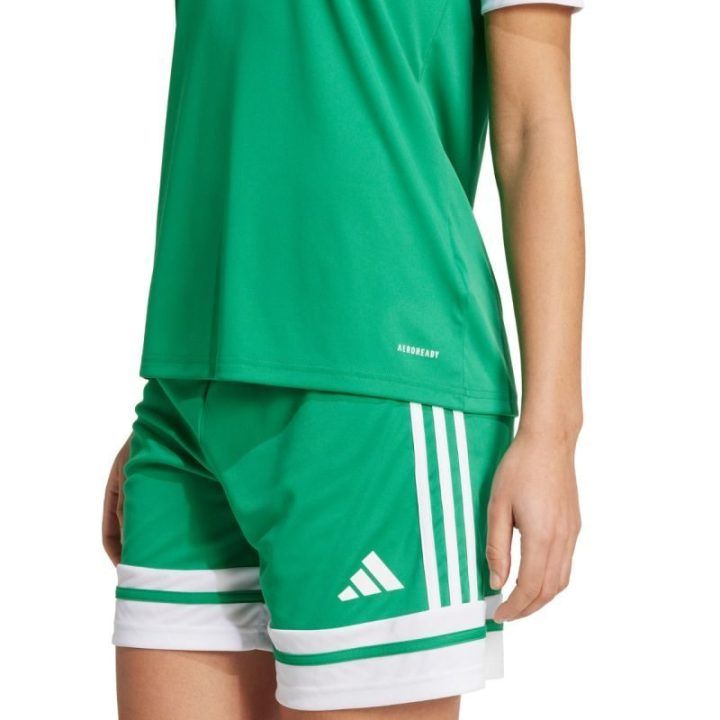 Moteriški prigludusio kirpimo marškinėliai adidas Squadra 25, žali